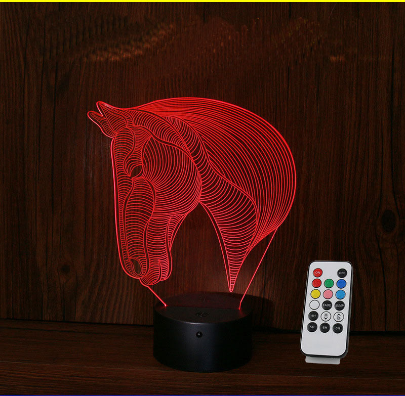 horse's head LED night lights