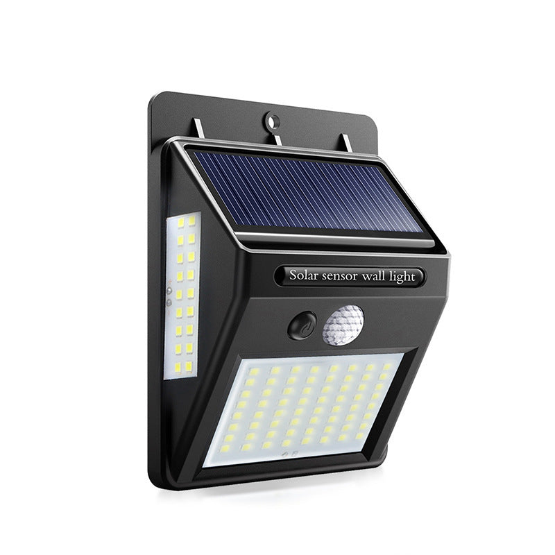 Led Solar Wall Light Human Body Induction Outdoor Garden Light Energy-Saving Waterproof Outdoor Lighting Street Light