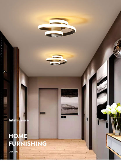 Simple and modern metal led lighting ceiling light