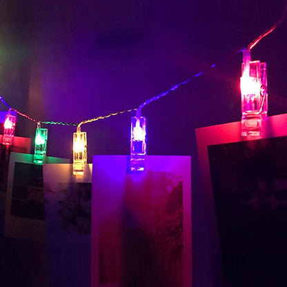 LED Photo Holder String Lights