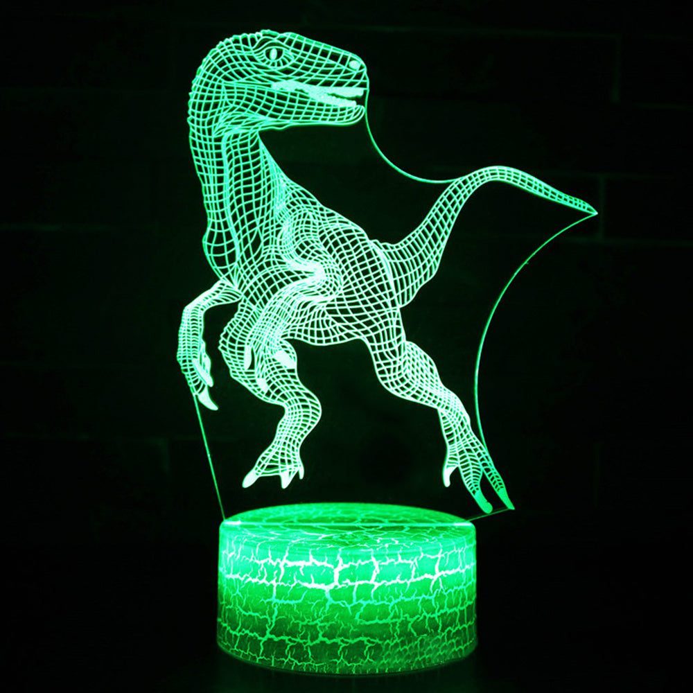 Dinosaur series colorful 3D night lights