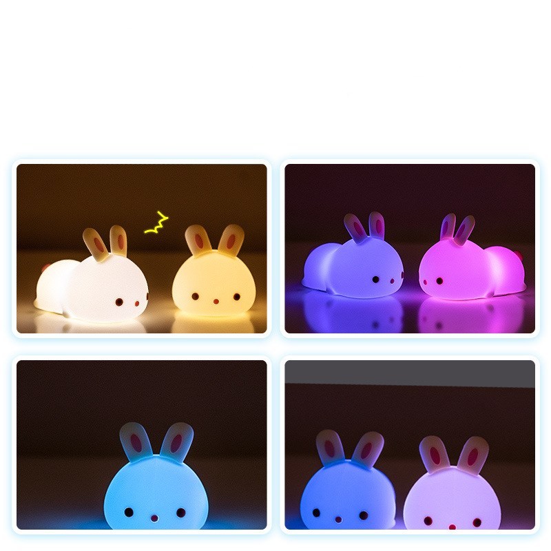 Colorful silicone night lights