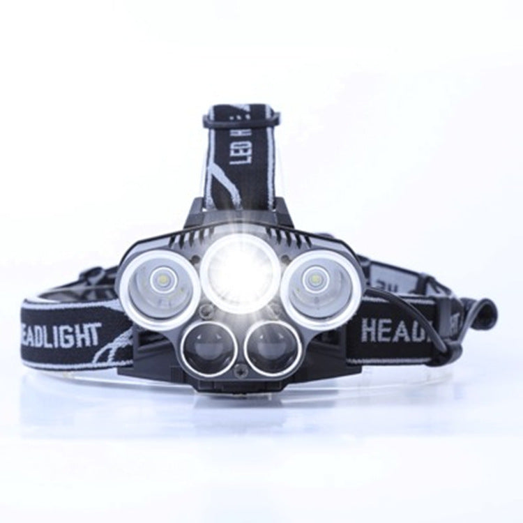 Fixed Focus Strong Light Long-range Outdoor Camping Lighting Head-mounted