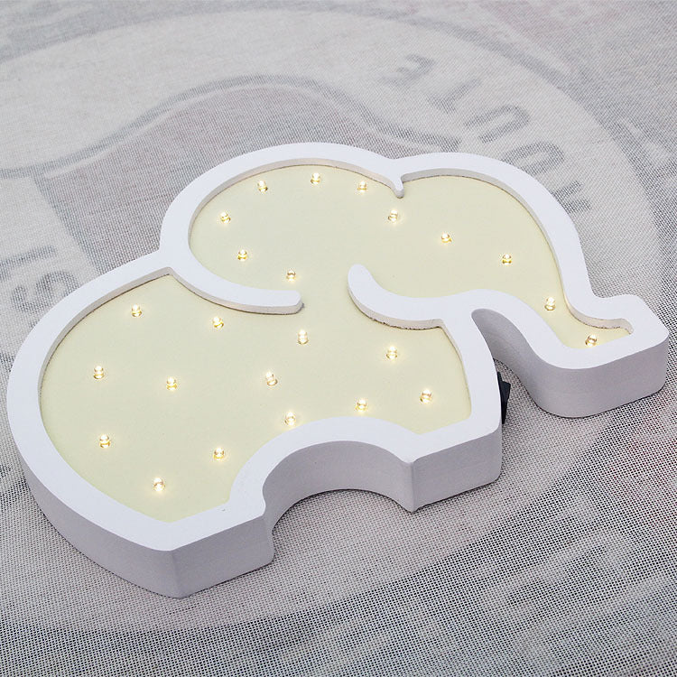 Baby elephant LED night light