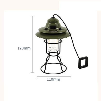 Portable Retro Barn Lantern Outdoor Multifunctional Lighting