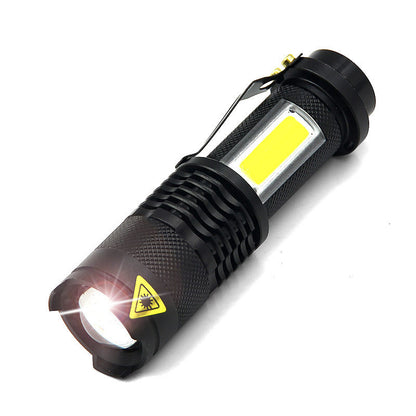 Mini Aluminum Alloy Strong Light Flashlight Outdoor Lighting