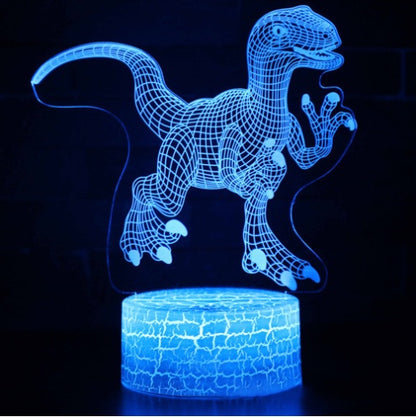 Dinosaur series colorful 3D night lights