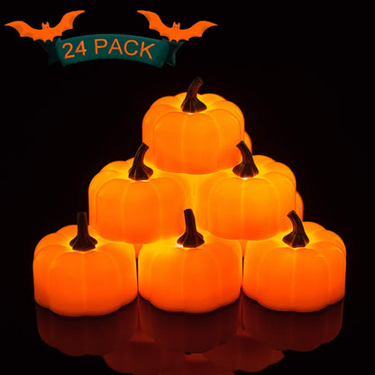 LED Pumpkin Light Christmas Day Decoration LED Electronic Luminous Candle Light