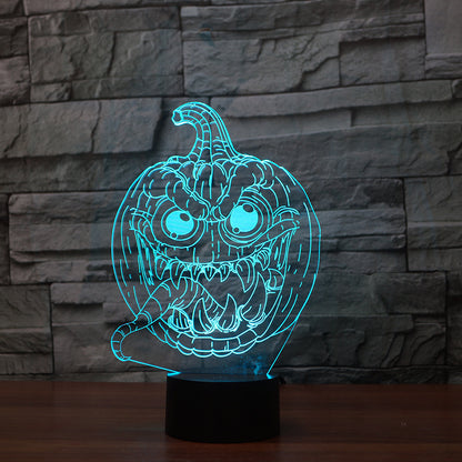 3D lights LED colorful pumpkin lights