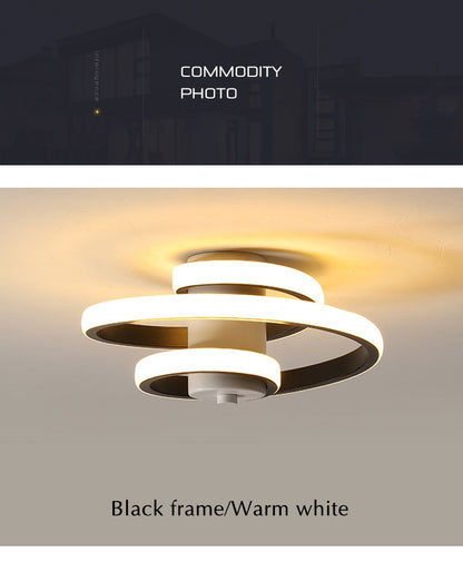 Simple and modern metal led lighting ceiling light