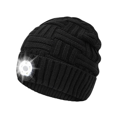 LED Lighting Men And Women Autumn And Winter Warm Outdoor Riding Removable Washable