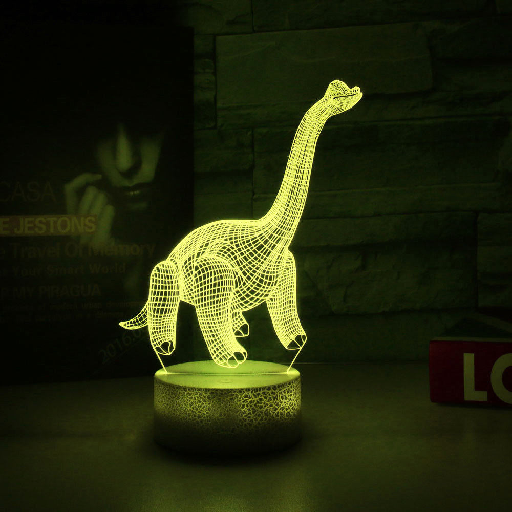 Dinosaur series colorful 3D night lights