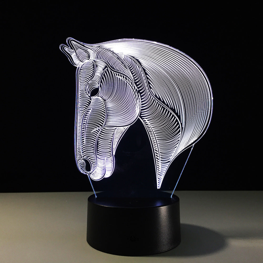 horse's head LED night lights