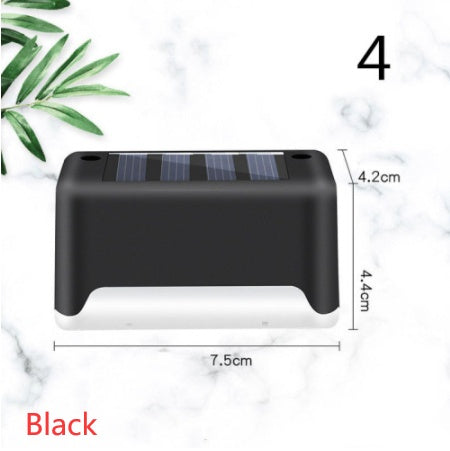 New Upgrade Waterproof LED Solar Fence Lamp Solar Deck Lights Solar Step Light Outdoor For Patio Stairs Garden Pathway Step Yard