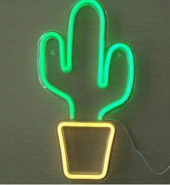 LED Neon Light, Acrylic Back Panel, Room Decoration Night Light