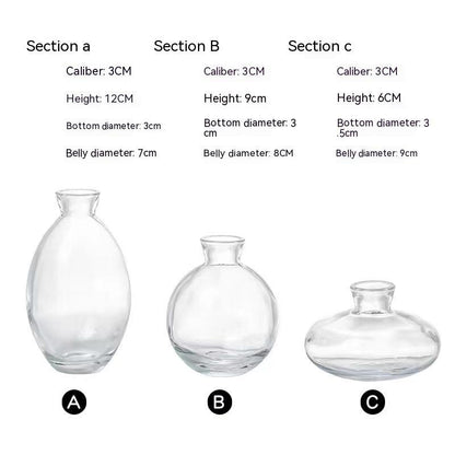 Home Light Luxury Mini Glass Vase