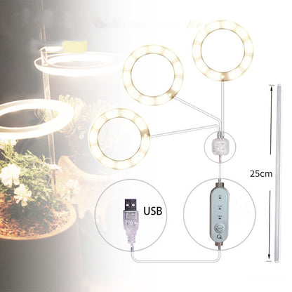 LED Grow Light Full Spectrum Phyto Grow Lamp USB Phyto Lamp for Plants Growth Lighting for Indoor Plant