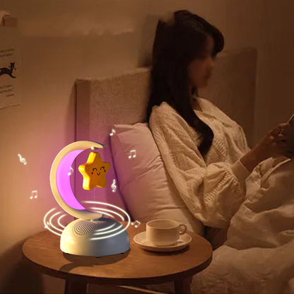 Home Desktop Bedside Moon Night Light Audio