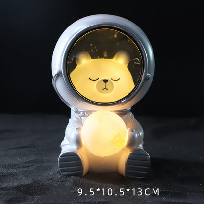 Starry sky animal atmosphere night light