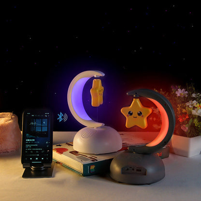 Home Desktop Bedside Moon Night Light Audio