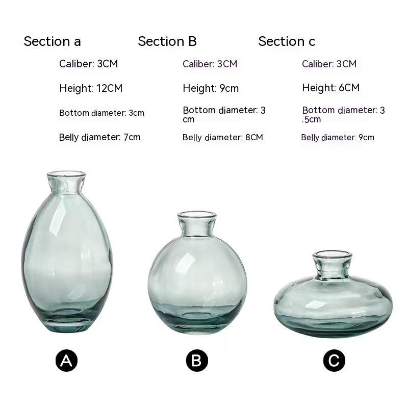 Home Light Luxury Mini Glass Vase