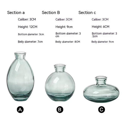 Home Light Luxury Mini Glass Vase