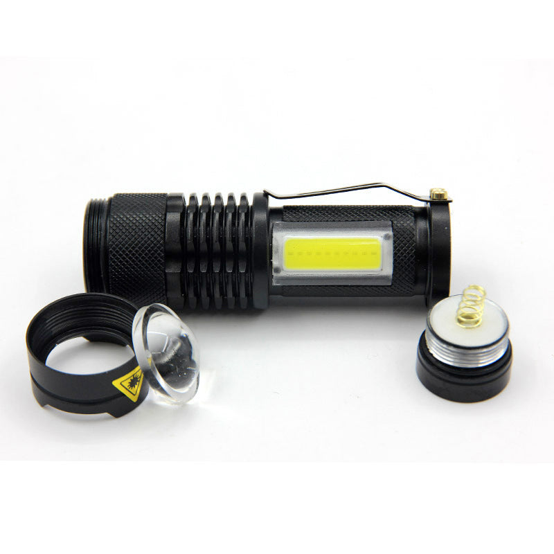 Mini Aluminum Alloy Strong Light Flashlight Outdoor Lighting