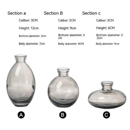 Home Light Luxury Mini Glass Vase