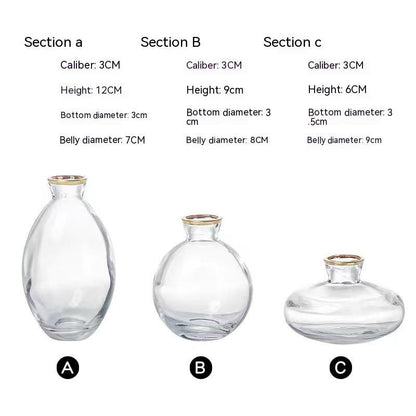 Home Light Luxury Mini Glass Vase